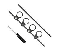 Fxzqgnh Allenatore Della Presa Della Mano Regolabile Esercitatore Manuale Attrezzo per Chitarristi, Musicisti, Nero, Piccolo