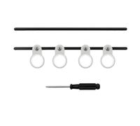 Fxzqgnh Allenatore Della Presa Della Mano Regolabile Esercitatore Manuale Attrezzo per Chitarristi, Musicisti, Bianco, Piccolo