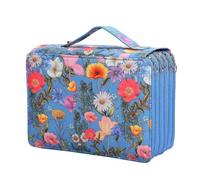 Fxzqgnh Astuccio Porttite Floreale, 252 Fori, color to 1 | Cuciture resistenti, Organizer per szzo, Per studio artistico, Per illustratori urbani