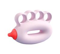 Fxzqgnh Attrezzo per Rafforzare La Presa della Mano per Bambini, Potenziamento della Presa a Palla con Le Dita, Allenamento di Resistenza, Miglioramento della, Rosa