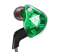 Fxzqgnh Auricolari Sportivi da 3,5 Mm con Microfono per Cuffie con Ganci sopra L'orecchio Avvolti in Cuffie per Esercizi in Palestra, Verde