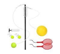 Fxzqgnh Ausilio per L'allenamento di Tennis, Set da Tetherball, Palla E Corda con Palo, Rimbalzatore per La Pratica dello Swing per Principianti, per PARC
