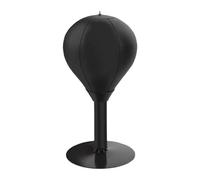 Fxzqgnh Boxing Speed Ball Borsa da Ventosa Stabile in PU Resistente per Allenamento velocità E Coordinazione Mano Occhio Adatta a Adulti Uomini, Nero