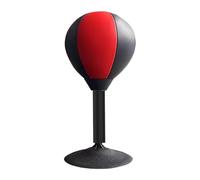 Fxzqgnh Boxing Speed Ball Borsa da Ventosa Stabile in PU Resistente per Allenamento velocità E Coordinazione Mano Occhio Adatta a Adulti Uomini, Rosso Nero