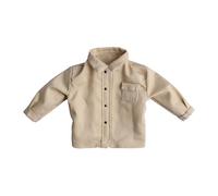 Fxzqgnh Camicia Miniatura per Bambola da Collezione Abbigliamento per Figura Maschile 1/12 Camicia Casual per Action Figure Costume Mini Uomo per Pupazzo Real, Cachi