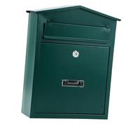 Fxzqgnh Cassetta Postale a Parete con Serratura, Facile Da Installare, Design Moderno per L'area di Ingresso Degli Edifici Residenziali, Verde Scuro