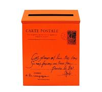 Fxzqgnh Cassetta Postale di Grandi Dimensioni, Gabbia per Lettere, Porta Lettere, Portadocumenti, Cassetta Postale E Rurale, arancia