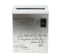 Fxzqgnh Cassetta Postale di Grandi Dimensioni, Gabbia per Lettere, Porta Lettere, Portadocumenti, Cassetta Postale E Rurale, Grigio