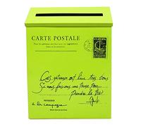 Fxzqgnh Cassetta Postale di Grandi Dimensioni, Gabbia per Lettere, Porta Lettere, Portadocumenti, Cassetta Postale E Rurale, Verde