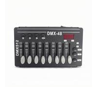 Fxzqgnh Centralina 512 in Metallo Controller Luci con Fader Professionale Centralina Protocollo di Controllo Luci per DJ, Concerti, DMX-48 Controllore A Batteria