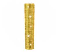 Fxzqgnh Custodia Microfono Cristalli Riutilizzabile Manicotto Microfono Glitter Impermeabile Accessorio Audio per Cantanti, Artisti, Canto Amatoriale, Oro, Set Di Diamanti