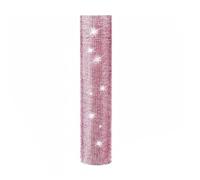 Fxzqgnh Custodia Microfono Cristalli Riutilizzabile Manicotto Microfono Glitter Impermeabile Accessorio Audio per Cantanti, Artisti, Canto Amatoriale, Rosa, Set Di Diamanti