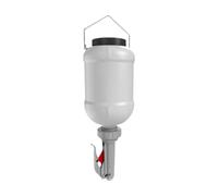 Fxzqgnh Distributore di Salse, Flacone per Spezie, Stazione per Spezie Da 3 Litri, Bottiglia per Condimento per Insalata Sospesa E Antigoccia per Spezie Alla, Grigio