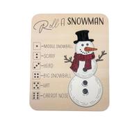 Fxzqgnh Gioco da Tavolo Puzzle in Legno di Natale da Riempire con La Calza della Befana