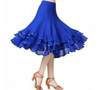 Fxzqgnh Gonna da Ballo Liscio Midi Vita Elastica, As6, Alpha, Regular, Regular, Numeric_28, Regular, Regular, Array, Blu Reale