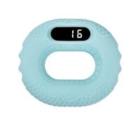 Fxzqgnh Hand Silicone con Contatore Digitale per Allenamento Avambraccio e di Presa, Allenatore per le Mani Ricaricabile, Verde lago, Versione con connessione Bluetooth