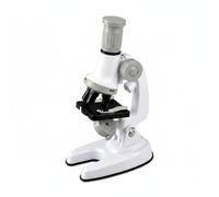 Fxzqgnh Microscopio Didattico 1200x con Accessori Kit Esperimento Microscopio Bambini Vetrini Inclusi per Studenti, Scuola, a Casa, Laboratorio, Bianco