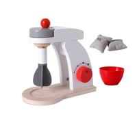 Fxzqgnh Mixer Giocattolo in Legno Realistico Giocattolo Sicuro Frullatore con Accessori per Bambini, Style to 1