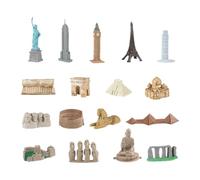 Fxzqgnh Modelli Architettonici di Monumenti - - Modelli di Edifici di Tutto per Progetti di Diorami Domestici - Adulti, 17 Pezzi