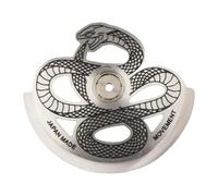 Fxzqgnh Movimento Automatico Rotore Martello Oscillante Accessorio di Ricambio per Orologio Meccanico Robusto in Rame E Acciaio Inox Adatto a Orologiaio Hobby, Argenteo
