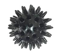 Fxzqgnh Pallina Da Massaggio con Punte, Diametro 6 Cm, Formato Tascabile Da Viaggio, per Massaggio Ai Piedi, Rullo Massaggiante con Punte Lunghe 9 Mm per Test, Nero