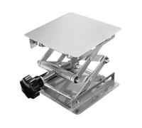 Fxzqgnh Piattaforma Elevatrice da Laboratorio in Acciaio Inox Piattaforma di Sollevamento da Laboratorio Compatto Sollevatore a Forbice Manuale per Laboratori, 150 150mm