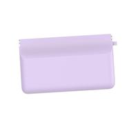 Fxzqgnh Piccola Trousse per Il Trucco con Chiusura a Pressione, Borsa Cosmetica, Portafoglio per Auricolari, Occhiali Da Sole, D'identità, Chiav, Viola L