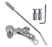 Fxzqgnh Ponte Tremolo Facile da Instre Ponte con Sellette a Rullo Resistente Corrosione Hardware per Chitarristi, Liutai, Argento