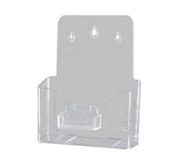Fxzqgnh Porta Biglietti Da Acrilico, Porta Brochure, Organizer Trasparente per Volantini per La Superficie di Lavoro, Adatto per a Tre Ante, A4 1 livello