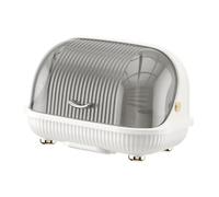 Fxzqgnh Portabicchieri con coperchio incernierato, contenitore per bottiglie, ciotola, scolapiatti per bacchette, multicolore, L, porcellana bianca