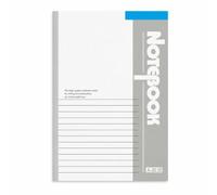 Fxzqgnh Quaderno monocromatico per esami a righe - Blocco note con rilegatura a colla senza spirale - studiare, A4/40 fogli