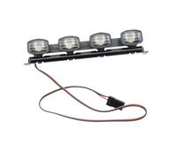 Fxzqgnh RC Tetto Barra Luci LED Accessorio per Auto Crawler Sostituzione da Auto RC Modificabile Materiale Leggero PP Adatta per Appassi, Rombo