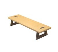 Fxzqgnh Rialzo da Scrivania in Legno Supporto Ergonomico per Professionisti, Studenti, Ufficio, Lavoro, Supporto Per Monitor In Legno Massello Di Faggio Con Giunti A Farfalla In Noce