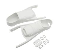 Fxzqgnh Scarpette con Longheroni Confortevoli Scarpette da Sub Professionali per Pescatori in Immersione a Trattenere il Respiro , Bianco , L 43-44