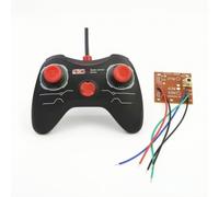Fxzqgnh Scheda Ricevente con Trasmettitore da Saldare Kit Radiocomando RC Resistente Circuito Stampato per Hobbisti, Telecomando A Quattro Vie + Scheda Ricevente Frequenza 27