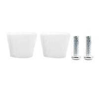 Fxzqgnh Set di 2 Pezzi di per La Punta dei Pattini a Rotelle, Freni per La Punta dei Pattini a Rotelle con Viti per Il Fermo Interno del Pattino, Bianco