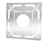 Fxzqgnh Strumento di misurazione per piastrelle, righello per piastrelle, strumento di posizionamento, scala architettonica, in acciaio inox, superficie antiscivolo, 7,5 cm aperto