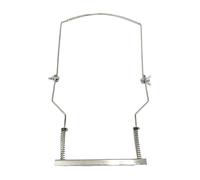 Fxzqgnh Supporto per il collo, standard industriale, regolabile e pratico, con cuscinetti antigraffio per studenti, musicisti, argento