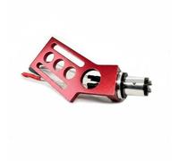 Fxzqgnh Supporto Testina con Cavi Argento Alta Precisione Portatestina CNC Audio Ad Alta Fedeltà Installazione Semplice Headshell Giradischi Leggero, Rosso