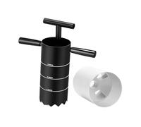 Fxzqgnh Tagliabuchi da Golf Manuale con Manico Rimovibile E Tazza Inclusa in Materiale Resistente per Fare Fori su Adatto a Allenamento Golfistico, 4 inch Three Hole
