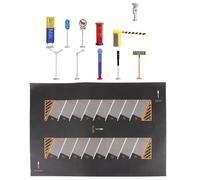 Fxzqgnh Tappetino da Gioco per Parcheggio di Grandi Dimensioni in 1:64, Tappetino da Gioco da Tavolo, Layout di Simulazione Antiscivolo, Esposizione di, C