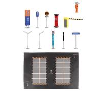 Fxzqgnh Tappetino da Gioco per Parcheggio di Grandi Dimensioni in 1:64, Tappetino da Gioco da Tavolo, Layout di Simulazione Antiscivolo, Esposizione di, D