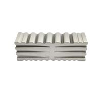 Fxzqgnh Tasso da Banco Lucidato Tasso con Scanalature Compatto Attrezzo per Laboratorio, Ferro A Quattro Scanalature In Acciaio Inossidabile Extra-large
