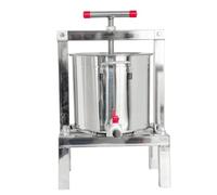 Fxzqgnh Torchio in Acciaio Inox Robusto Pressa Manuale Resistente Estrattore per Laboratorio, Con Valvola E Cuscinetto Completamente Sigillato