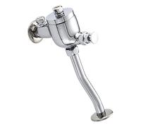 Fxzqgnh Valvola Manuale per WC con Chiusura Automatica, Valvola per Orinatoio, Vari Stili, Lega, grande con regolazione