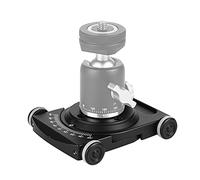 FY 01 Table Top Roller, auto Roller Desktop Video Rail Slider DSLR Rig Film Camera, dotato di viti 1/4, compatibile con tutte le teste a sfera e le braccia magiche