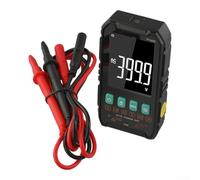 FY106B Multimetro digitale True RMS Tester 600V/AC/DC Misurazione tensione e corrente VA Display LCD con retroilluminazione e torcia elettrica, modalità auto/manuale,