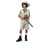 FYASA - Costume da esploratore per bambini (7-9 anni)