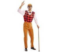 FYASA - Costume da uomo anziano taglia XL