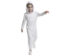 FYASA - Tunica bianca per costume da bambino Taglia 7-9 anni